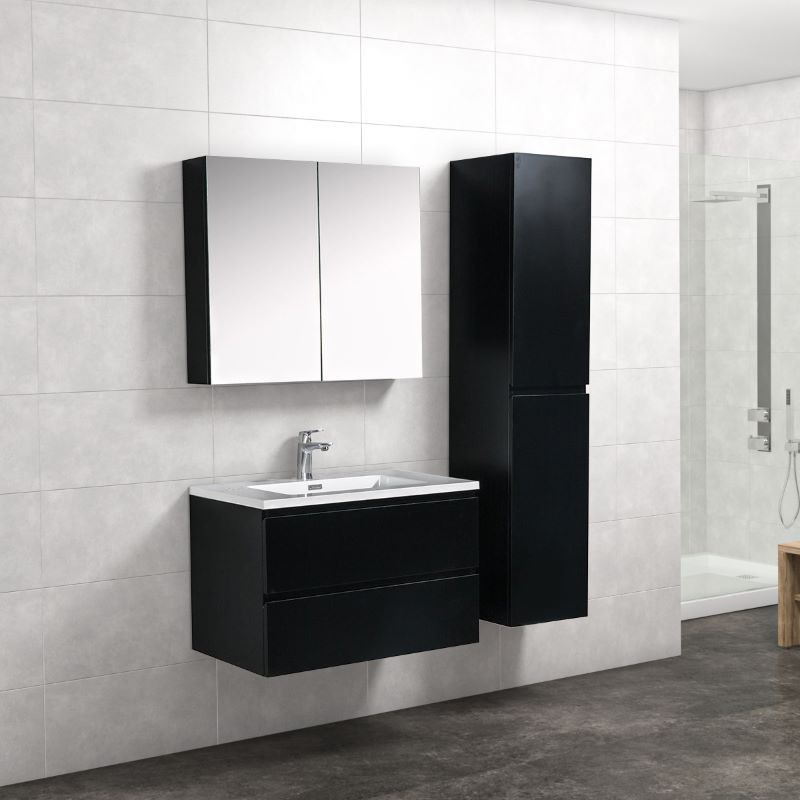 Badmeubel Gusto Black 80CM
