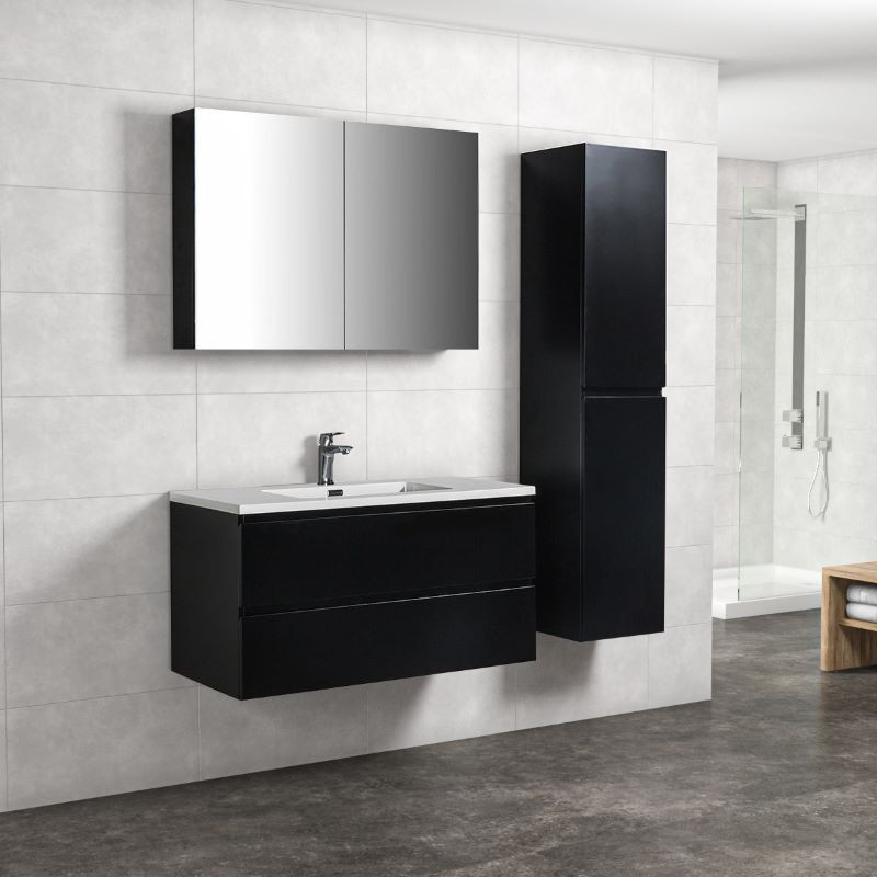 Badmeubel Gusto Black 100CM