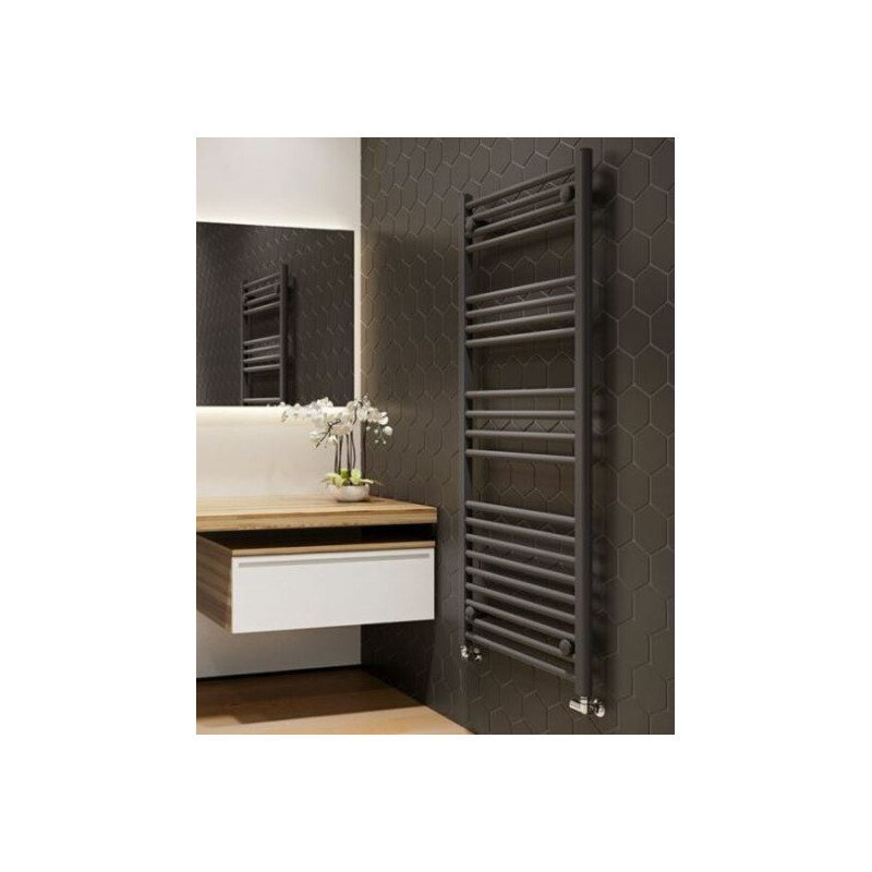 Design Handdoekradiator Wingrave Mat Antraciet 160x60cm