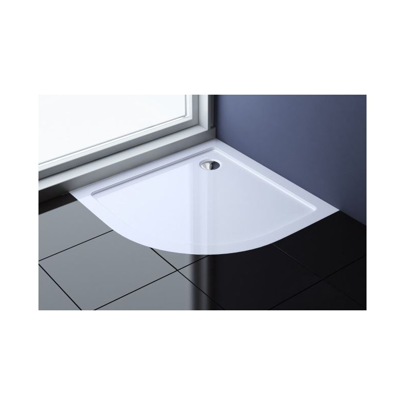 Lage Douchebak 1/4 rond 80x80x4 cm