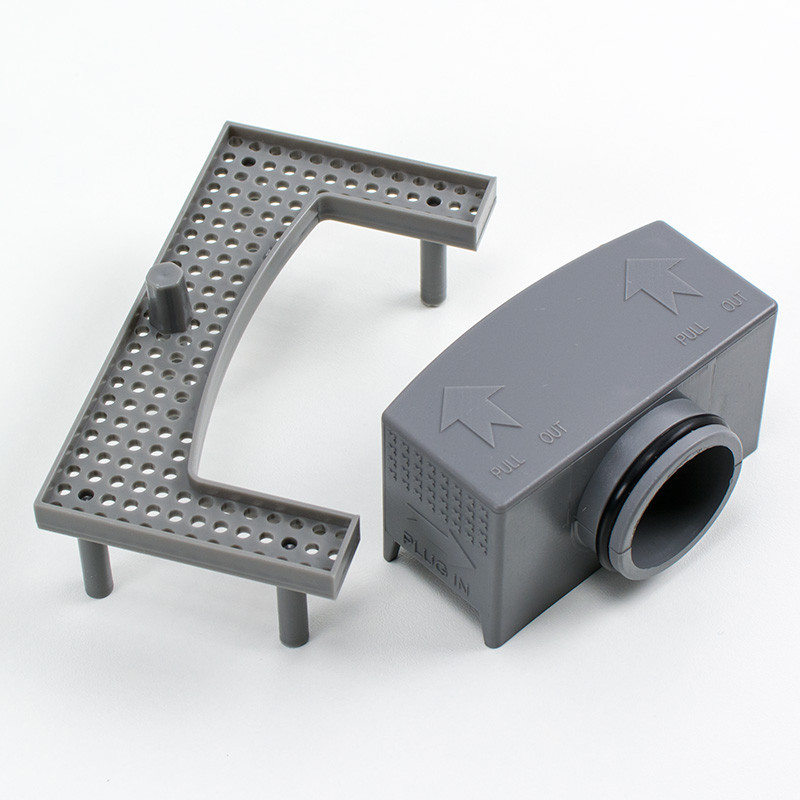 Sifon met haarfilter voor douchegoot set