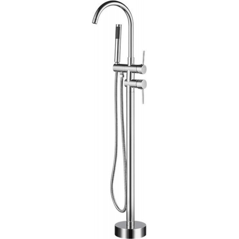 Vrijstaande Badkraan Carson Chroom 116cm