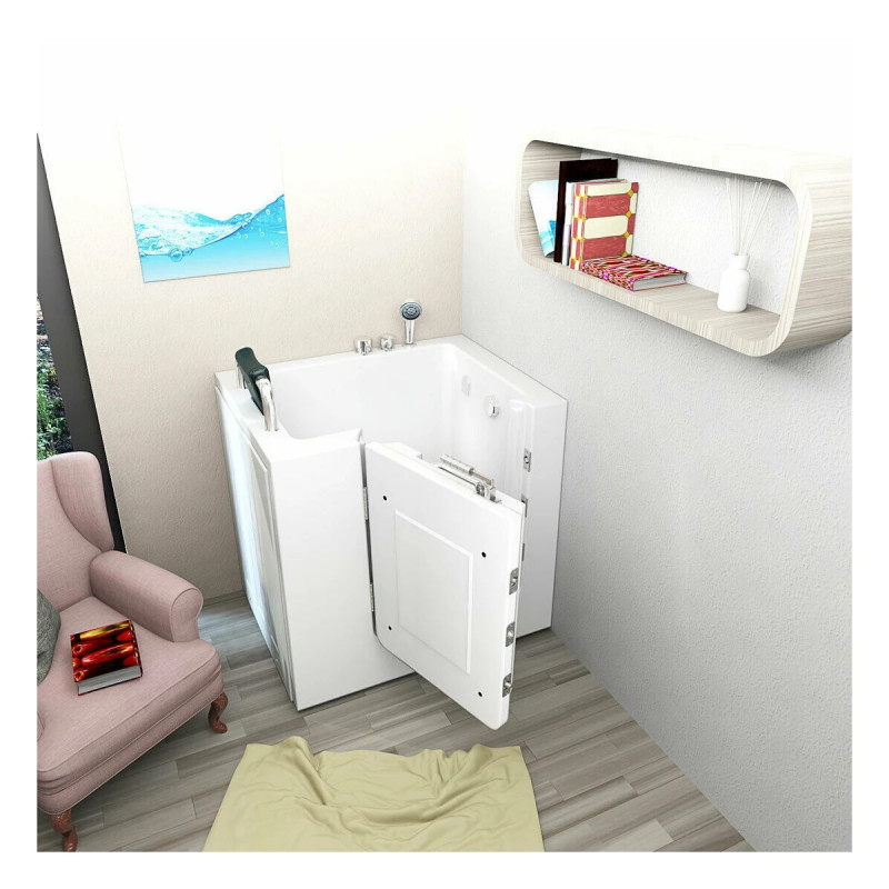 Instap Zitbad Flush Rechts 100 X 78 X 113