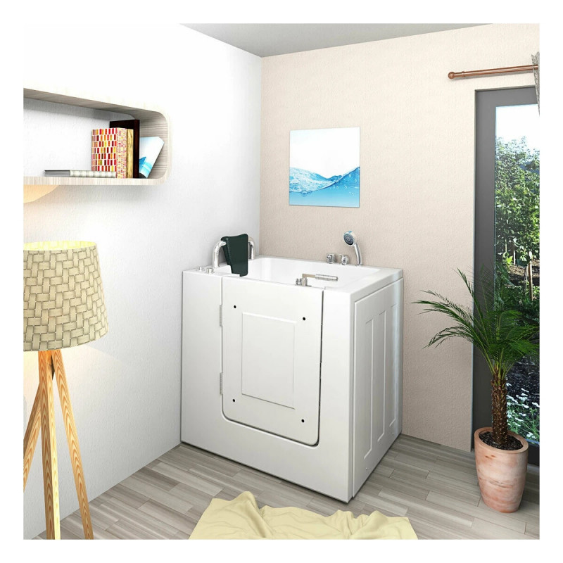 Instap Zitbad  Flush Links 100X78X113 Met Whirlpool