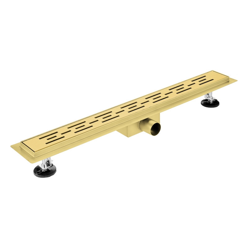 Douchegoot Goud Messing RVS 70 CM