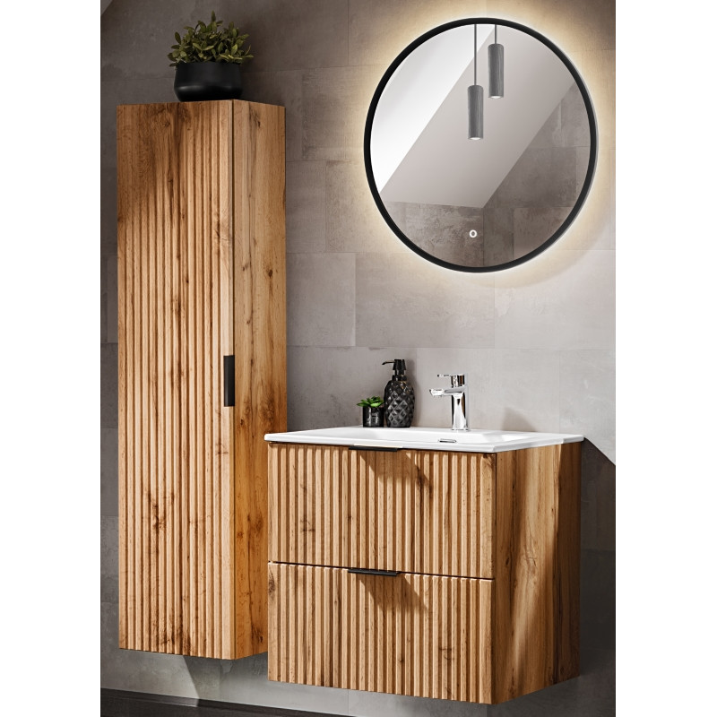 Badkamermeubel Polaris Oak 60CM