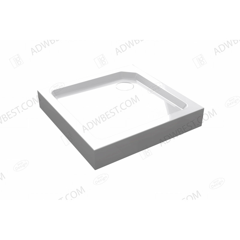 FORM&STYLE Douchebak Reunion wit 80x80x4 cm kopen! | HORNBACH