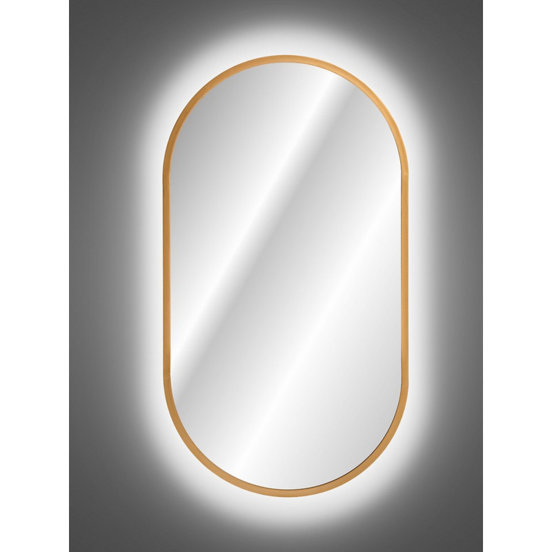 NOYHHAV Badkamerspiegel ronde wandspiegel badkamerspiegel cosmetische spiegel wandmontage driekleurig LED-licht met aanraakschakelaar (glazen spiegel: 50 cm NOYHHAV Badkamerspiegel ronde wandspiegel badkamerspiegel cosmetische spiegel wandmontage driekleurig LED-licht met aanraakschakelaar (glazen spiegel: 50 cm