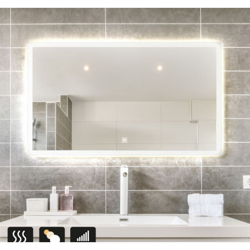 Led Spiegel Nola 90x70cm