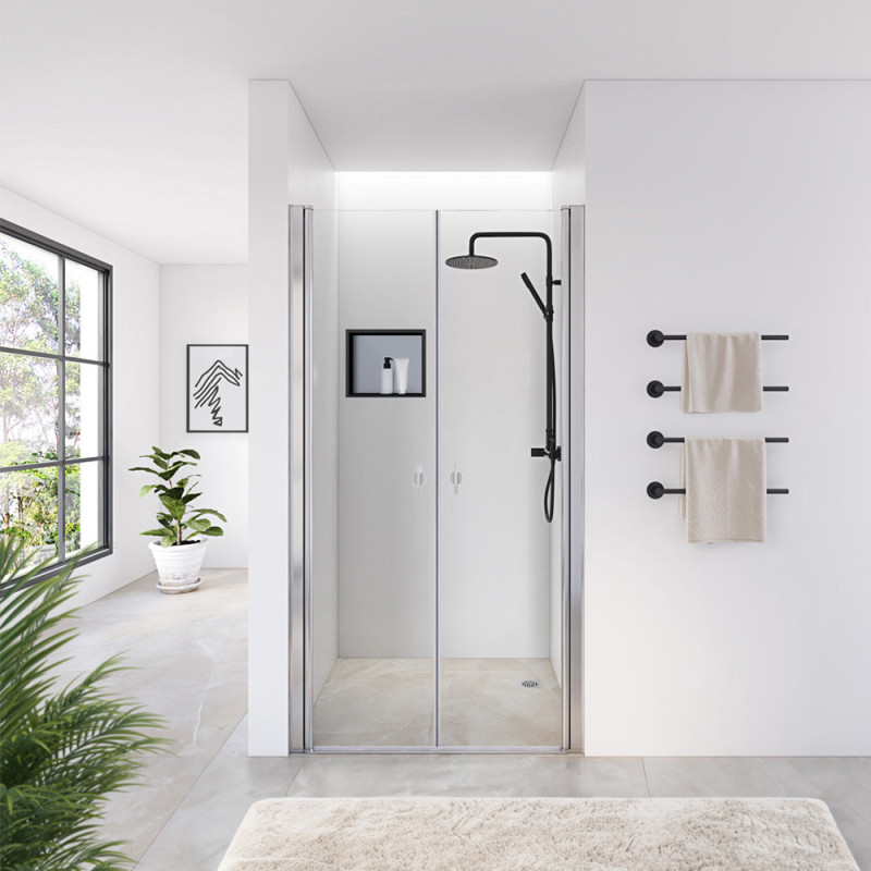 Nis Douchedeuren Helder Glas 80 x 195 CM Sani