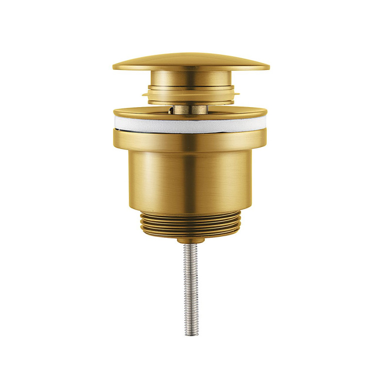 Clickwaste Push-up 5/4 Overloop Goud Messing