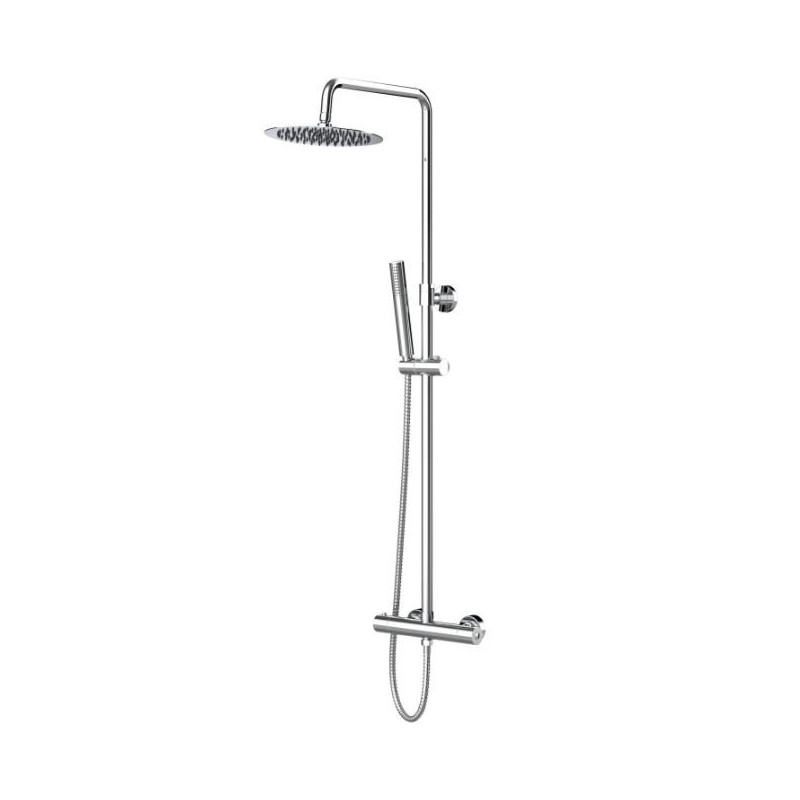 Thermostatische Regendouche Set Pari Chroom Rond