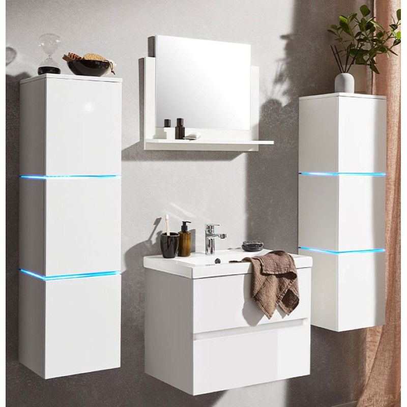 Badkamermeubel Mareno Double Wit 60CM