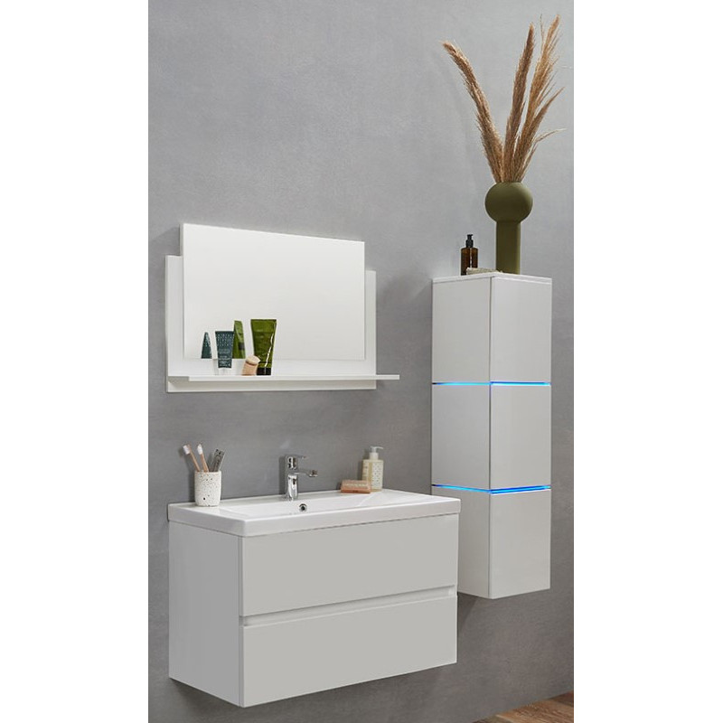 Badkamermeubel Mareno Wit 80CM