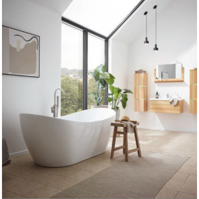 Vrijstaand Whirlpool Bad Ovad 180x90cm