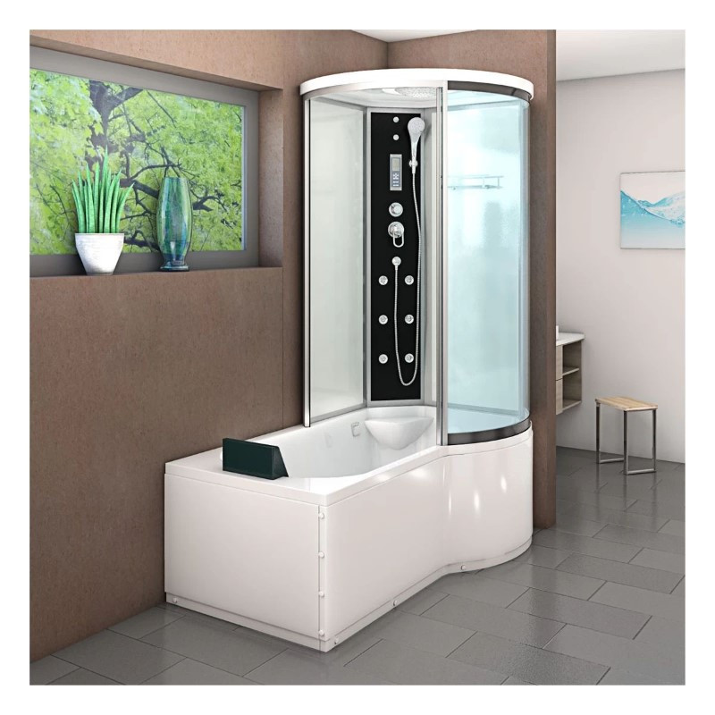Douche- Bad Combinatie Mormano 170X98X220