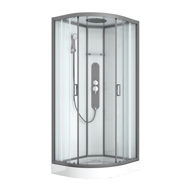 Douchecabine Uyuni KR Gunmetal 90X90X225